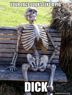 Waiting Skeleton