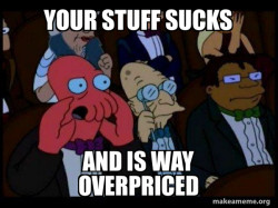 Your meme is bad and you should feel bad - Zoidberg