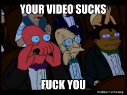 Your meme is bad and you should feel bad - Zoidberg