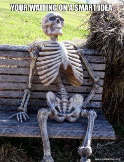 Waiting Skeleton