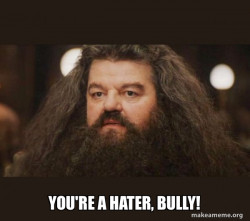 Hagrid - I should not have said that