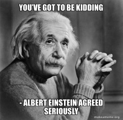 Serious Albert Einstein