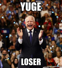 Happy Tim Walz