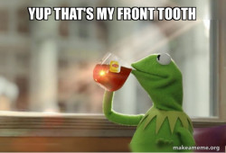 Kermit Drinking Tea