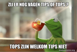 Kermit Drinking Tea