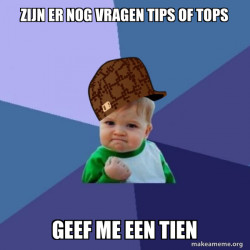 Scumbag Success Kid