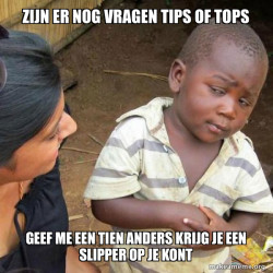 Skeptical Third World Kid