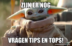 Baby Yoda looking at you