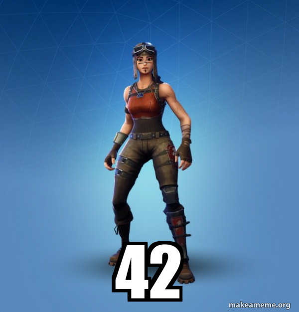 Renegade Raider Fortnite Skin meme