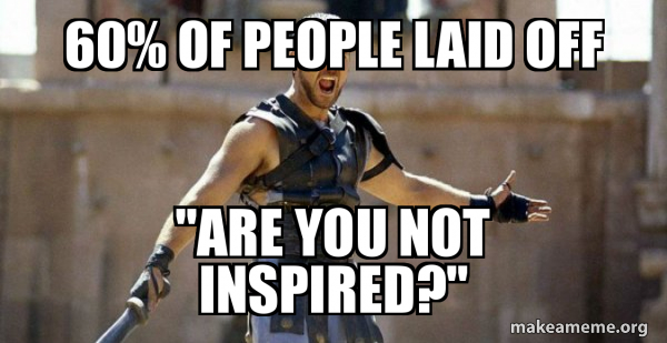 Gladiator (Are You Not Entertained?) meme