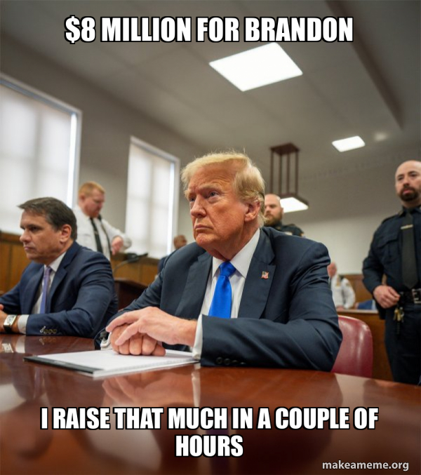 Trump Court Room meme
