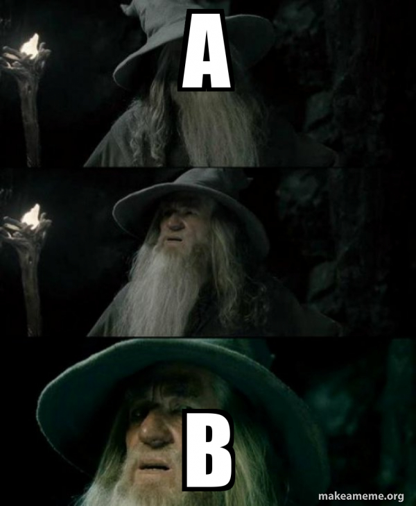 Confused Gandalf meme