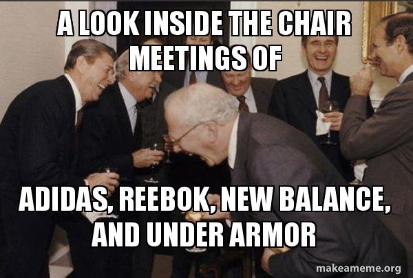 A look inside the chair meetings of Adidas, Reebok, New
