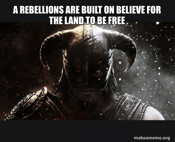 Skyrim meme