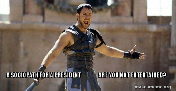 Gladiator (Are You Not Entertained?) meme