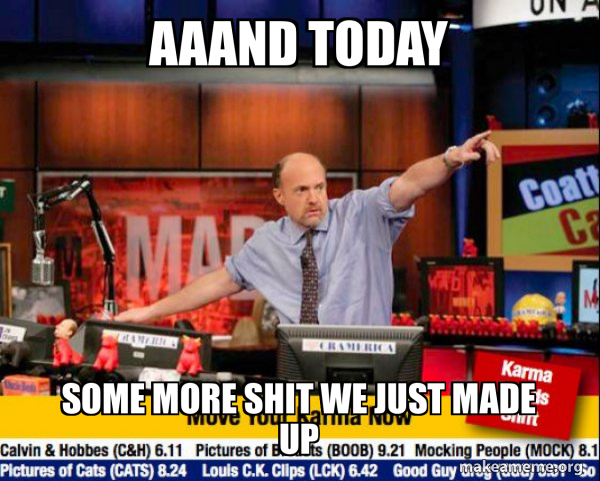 Mad Karma with Jim Cramer meme