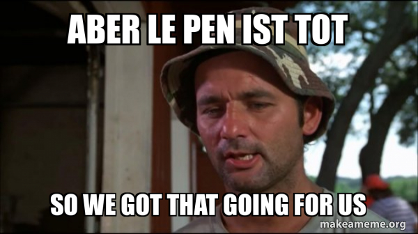 Bill Murry Caddyshack (So I got that going for me) meme