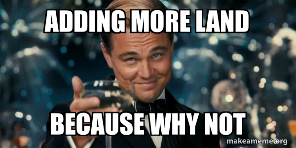 adding more land because why not - Great Gatsby Reaction - Leonardo ...