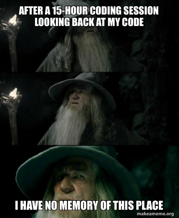 Confused Gandalf meme