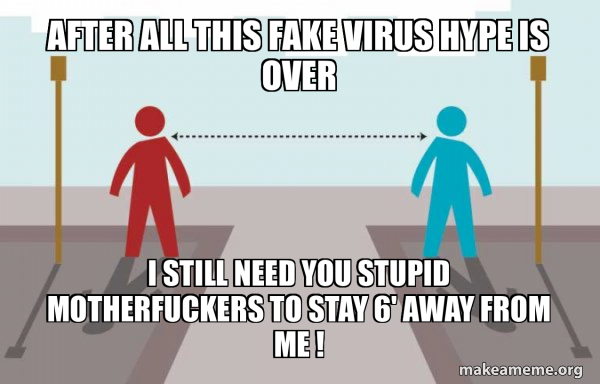 Coronavirus Social Distancing meme