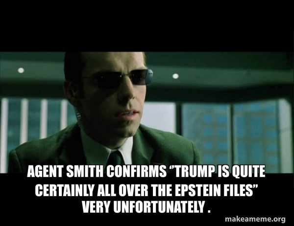 Agent Smith from the Matrix meme
