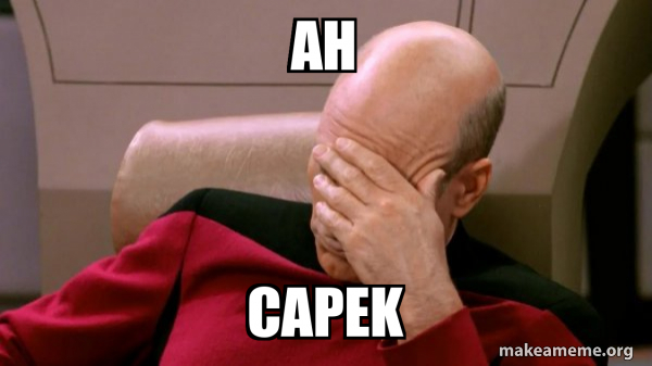 ah capek - Picard Facepalm Meme Generator