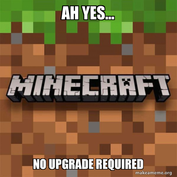 Minecraft meme