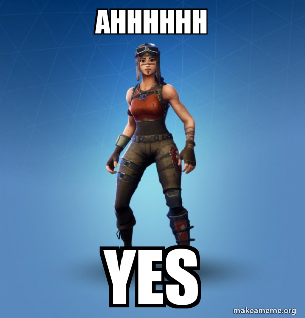 Renegade Raider Fortnite Skin meme