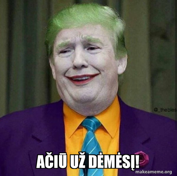 Donald Trump - The Joker meme