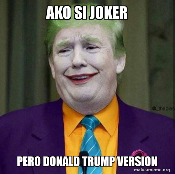 Donald Trump - The Joker meme