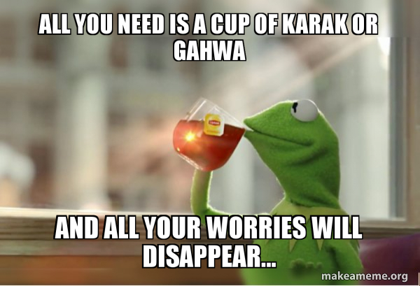 Kermit Drinking Tea meme