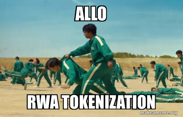 Allo Rwa tokenization - Squid Game Ali Holding Seong Meme Generator
