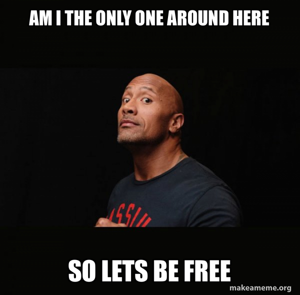 Dwayne Johnson (The Rock) meme