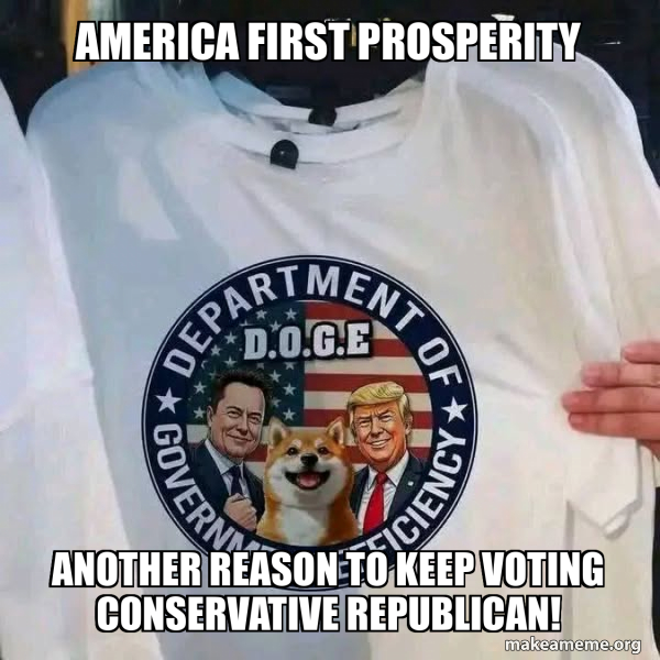 America first prosperity another reason to keep voting conservative ...