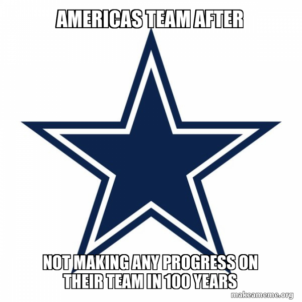 Americas team after not making any progress on their team in 100 years