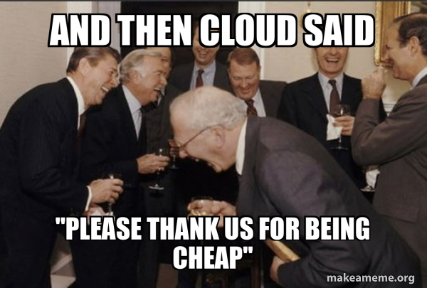 And then Cloud said