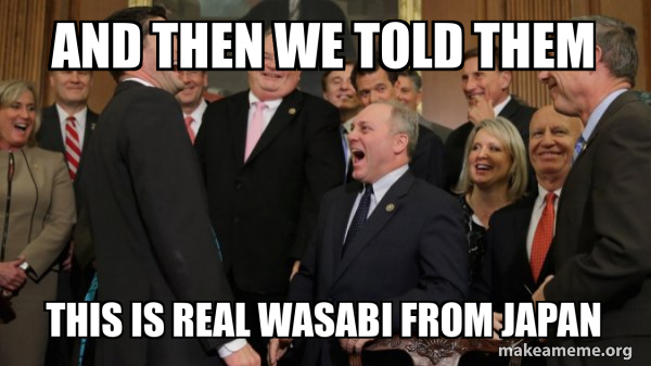 And then we told them meme