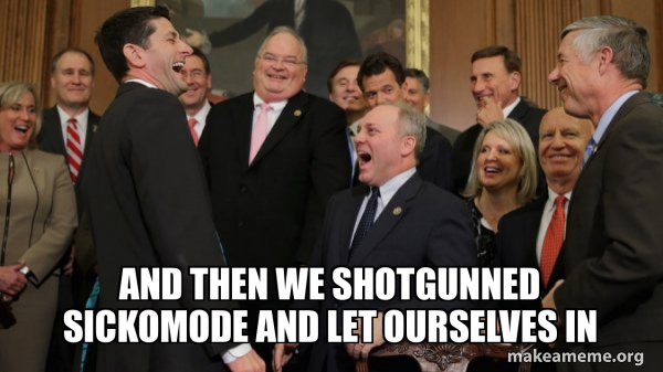 and then we shotgunned sickomode and let ourselves in - And then we ...