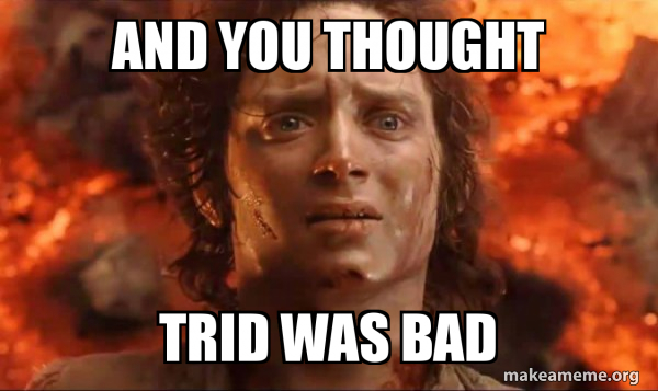 Frodo it's over it's done meme