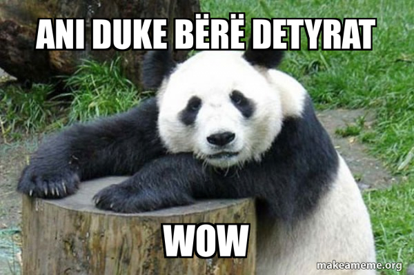 Confession Panda meme