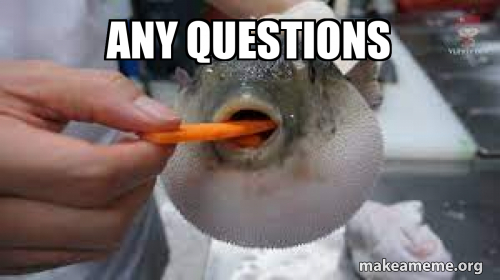 ANY QUESTIONS Meme Generator