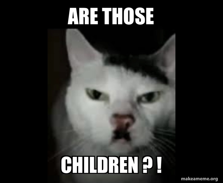 Are those CHILDREN ? ! Meme Generator