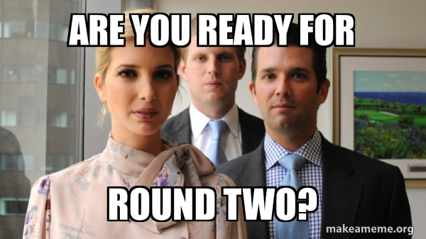 The Trump Kids Eric, Donald Jr and Ivanka meme