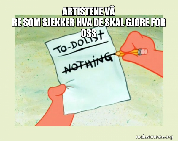 To Do List - Nothing meme