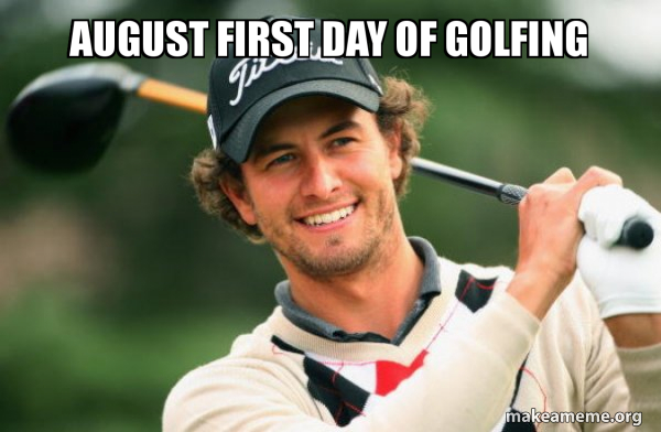 Adam Scott Golfer meme