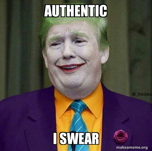 Donald Trump - The Joker meme