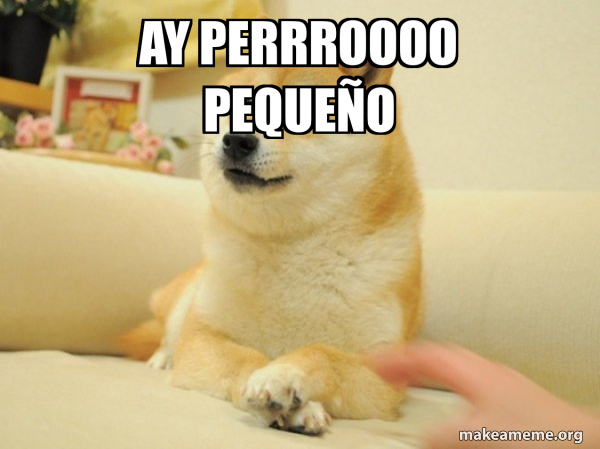 Ahuevo Perrito Meme Ay perrroooo pequeño - Doge Meme Generator