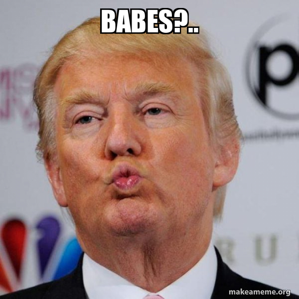 Donald Trump Kissing meme