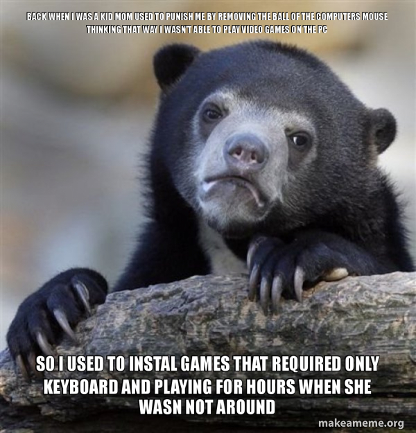 Confession Bear meme