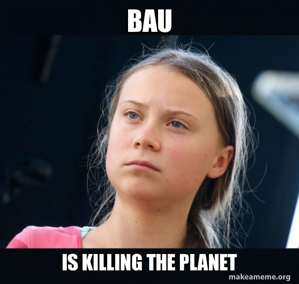 Greta Thunberg meme